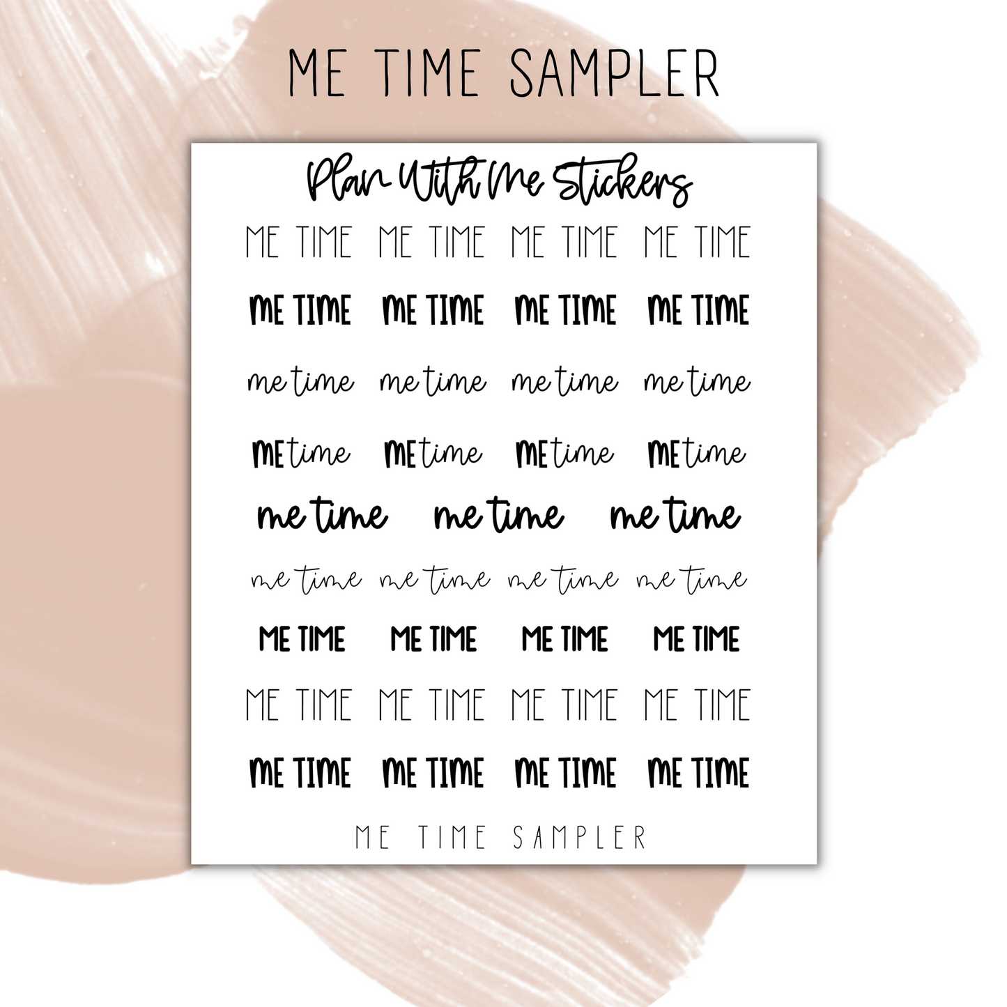 Me Time Sampler | Scripts