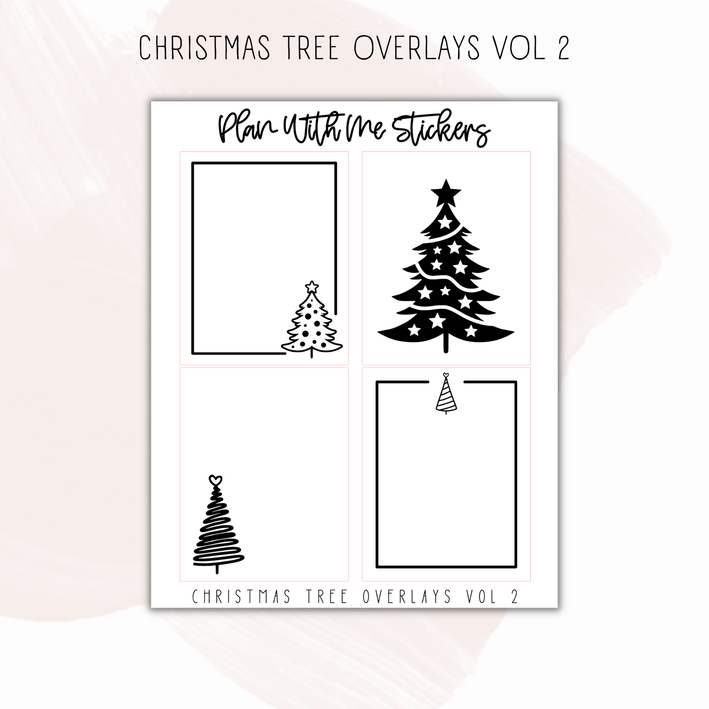 Christmas Tree Overlays Vol 2