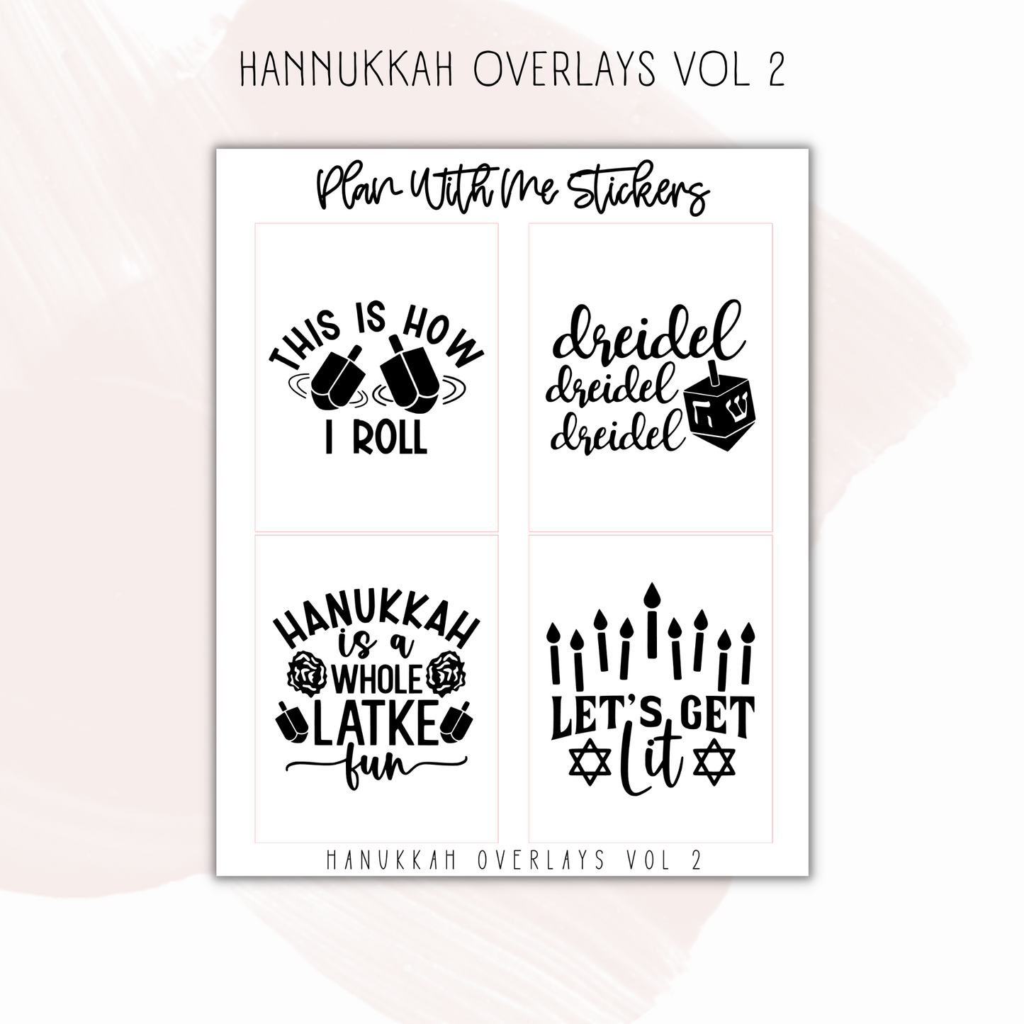 Hanukkah Overlays Vol 2