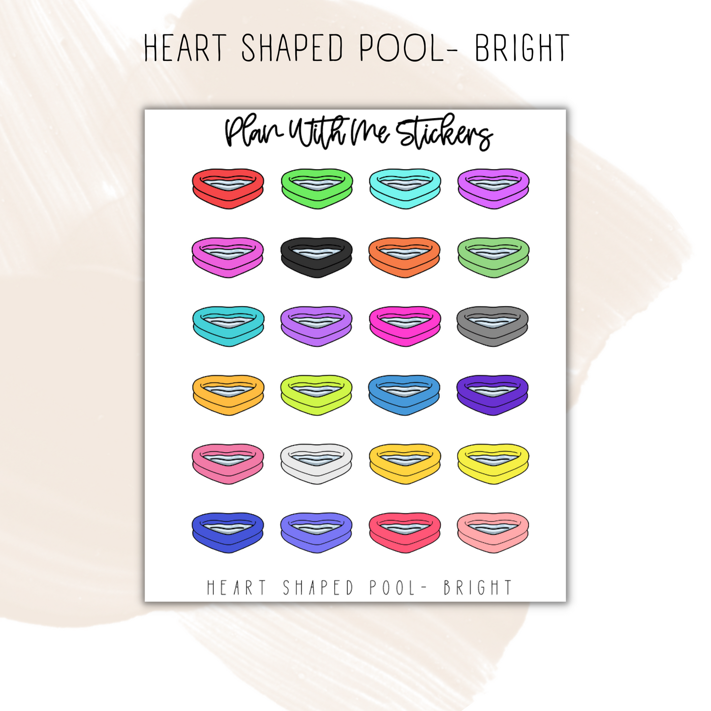 Heart Shaped Pool | Doodles