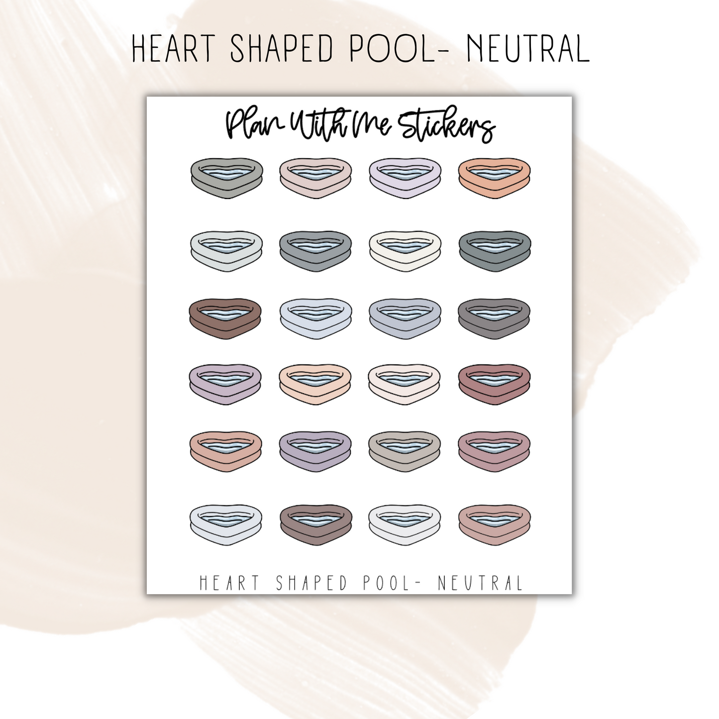 Heart Shaped Pool | Doodles