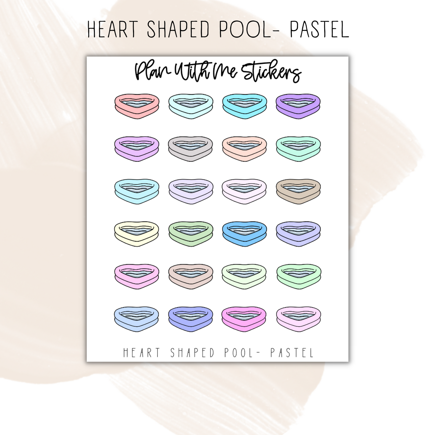 Heart Shaped Pool | Doodles