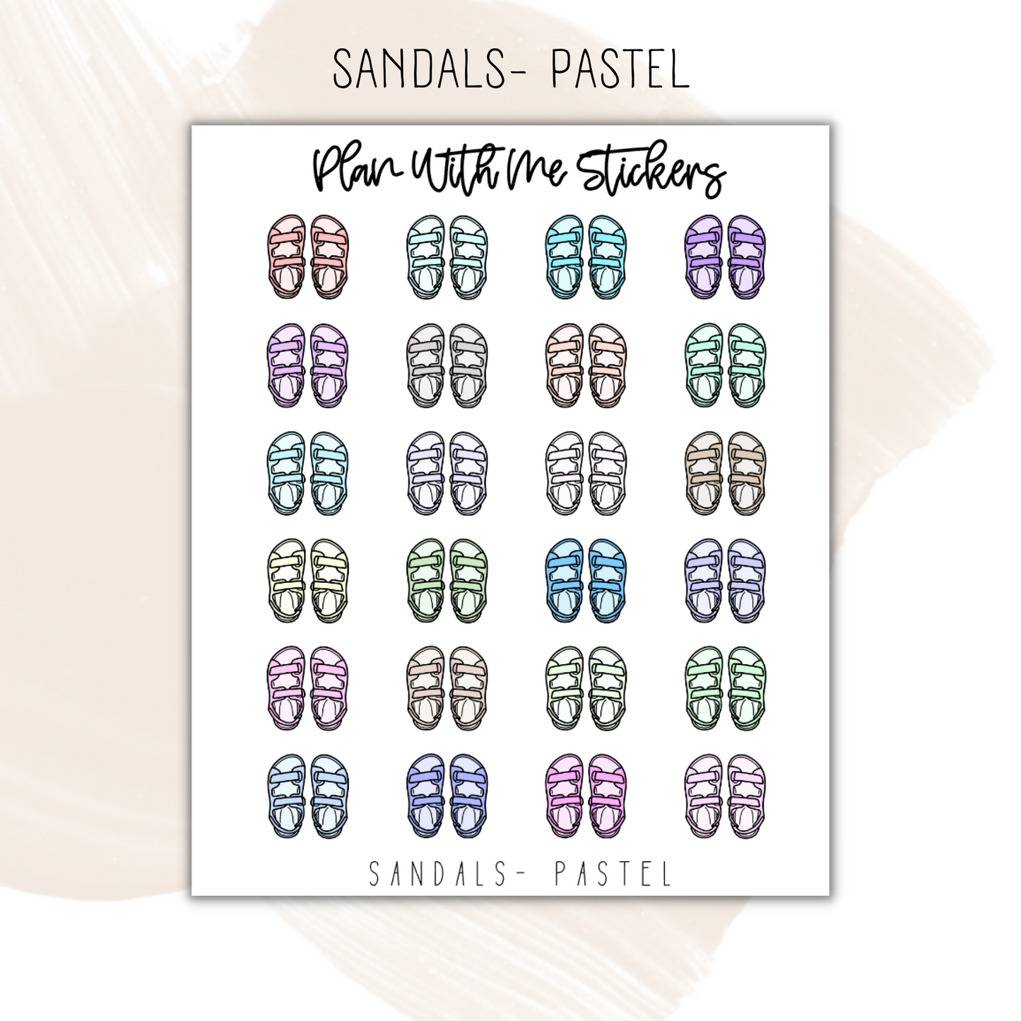 Sandals | Doodles