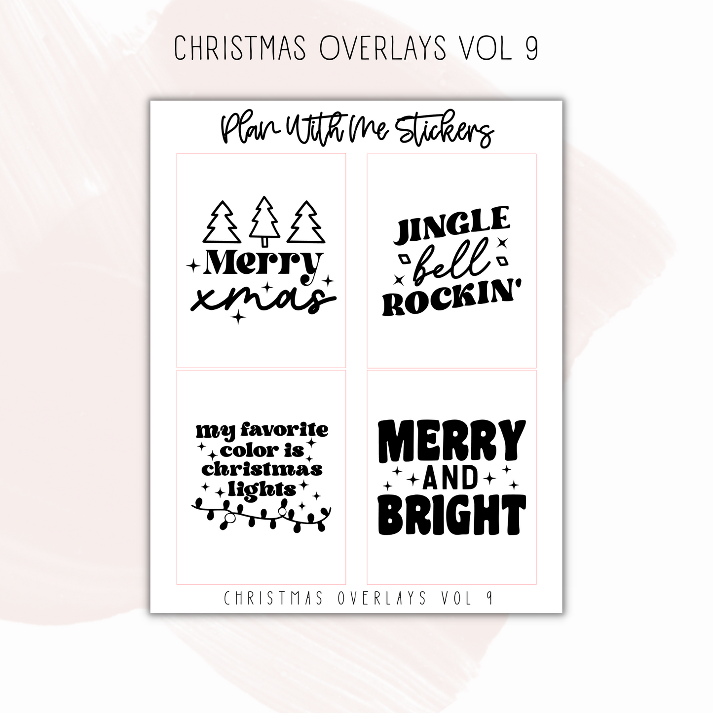 Christmas Overlays Vol 9