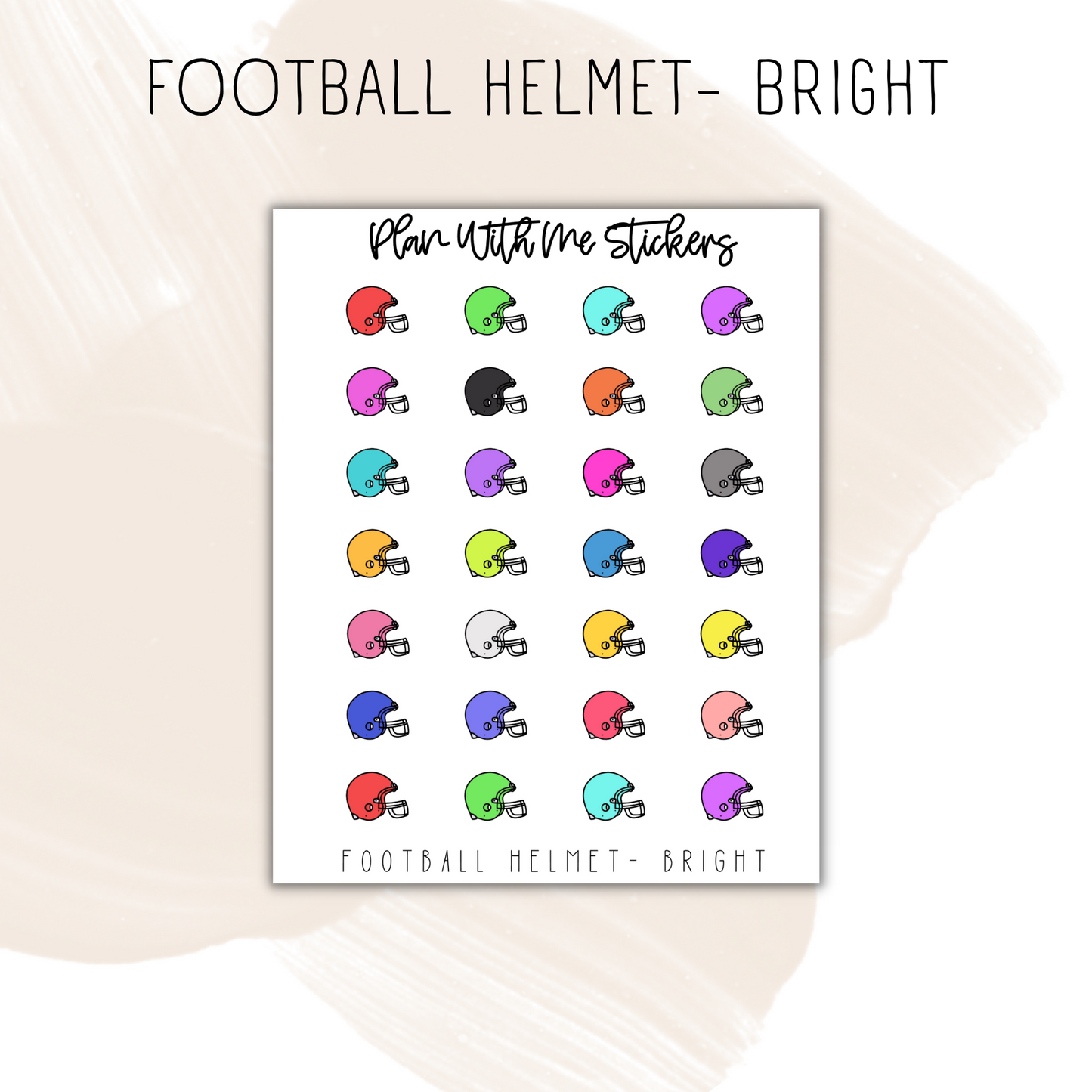 Football Helmet | Doodles