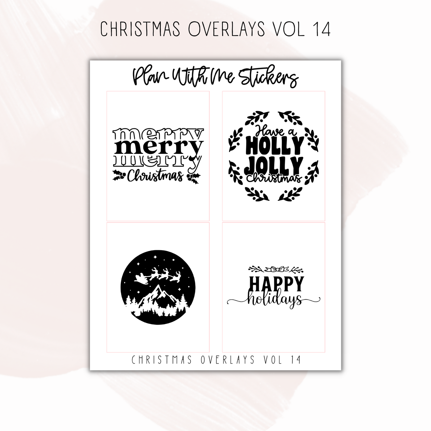 Christmas Overlays Vol 14