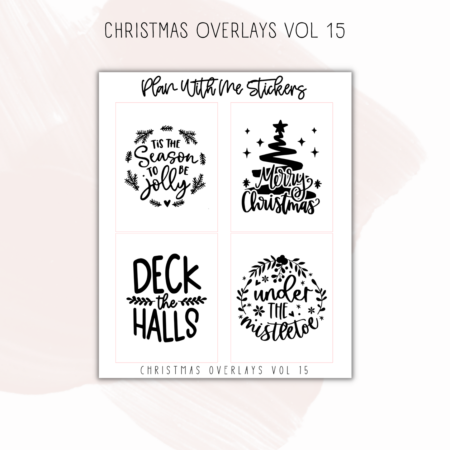 Christmas Overlays Vol 15