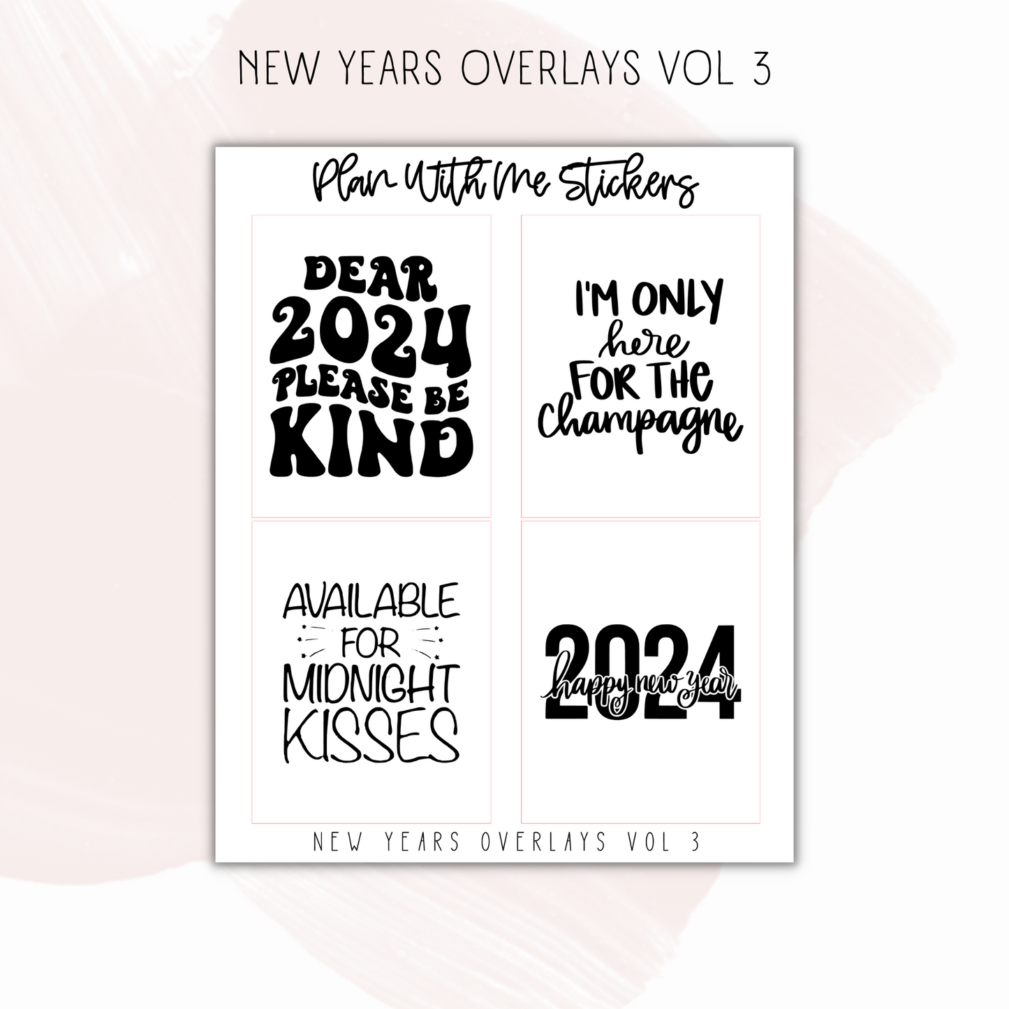 New Years Overlays Vol 3