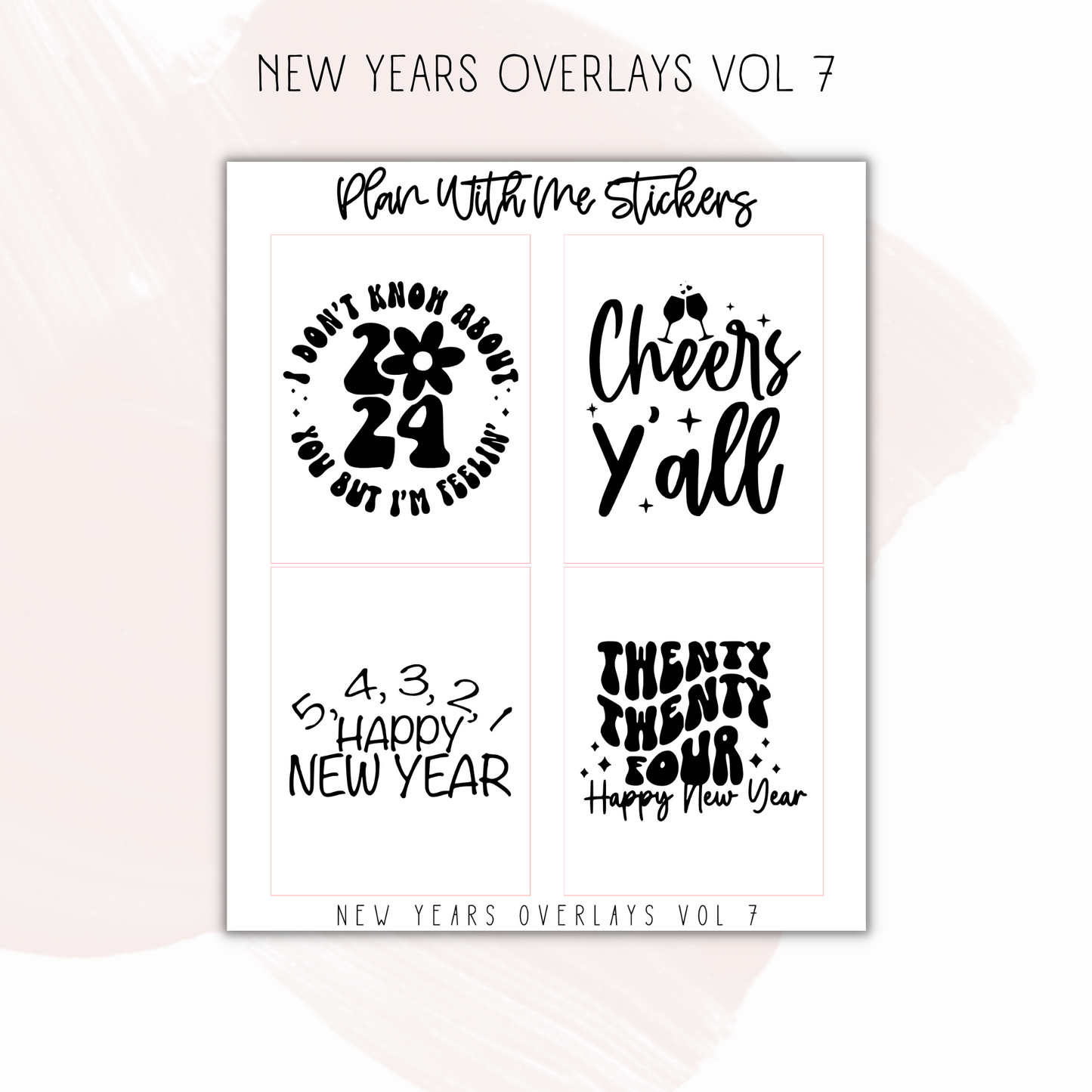 New Years Overlays Vol 7