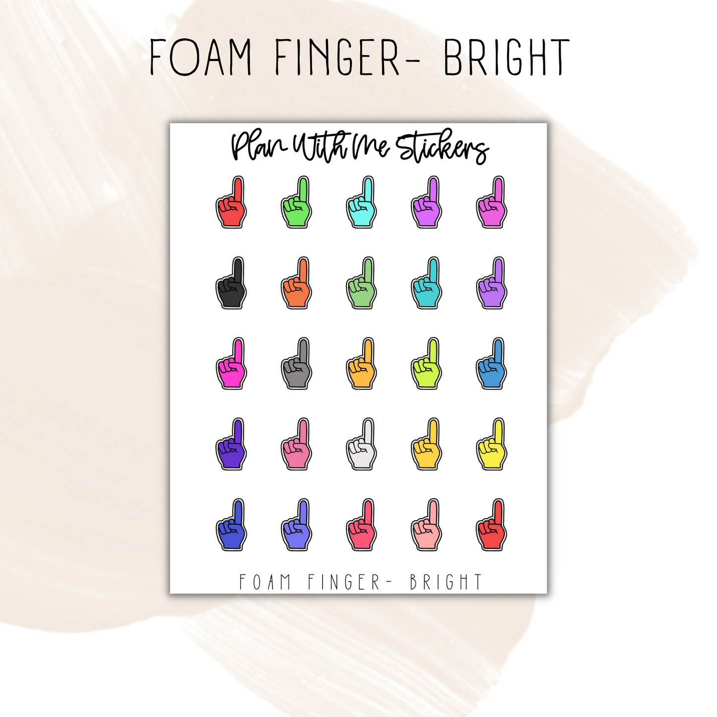 Foam Finger | Doodles