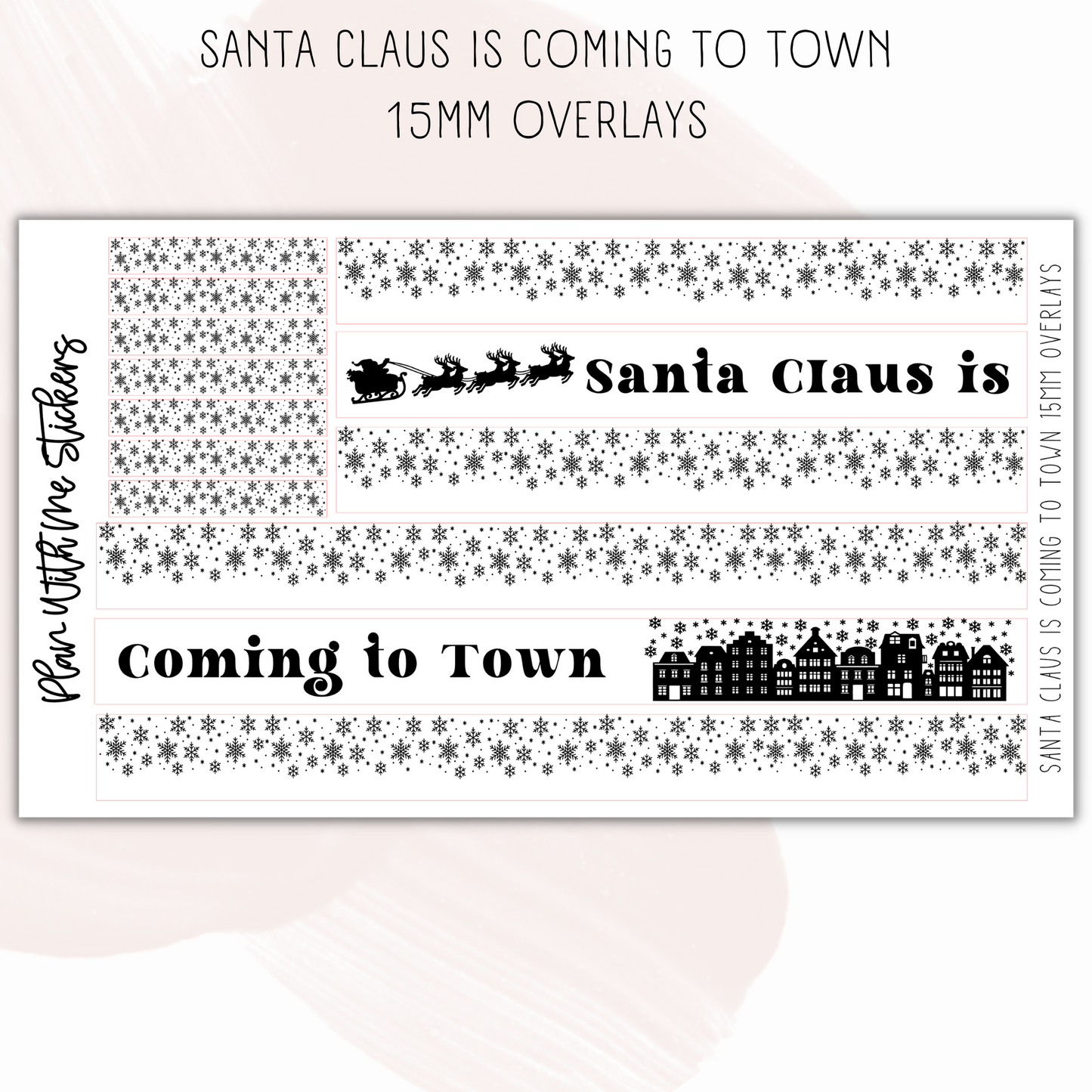 Santa Claus is Coming to Town 15mm Overlays