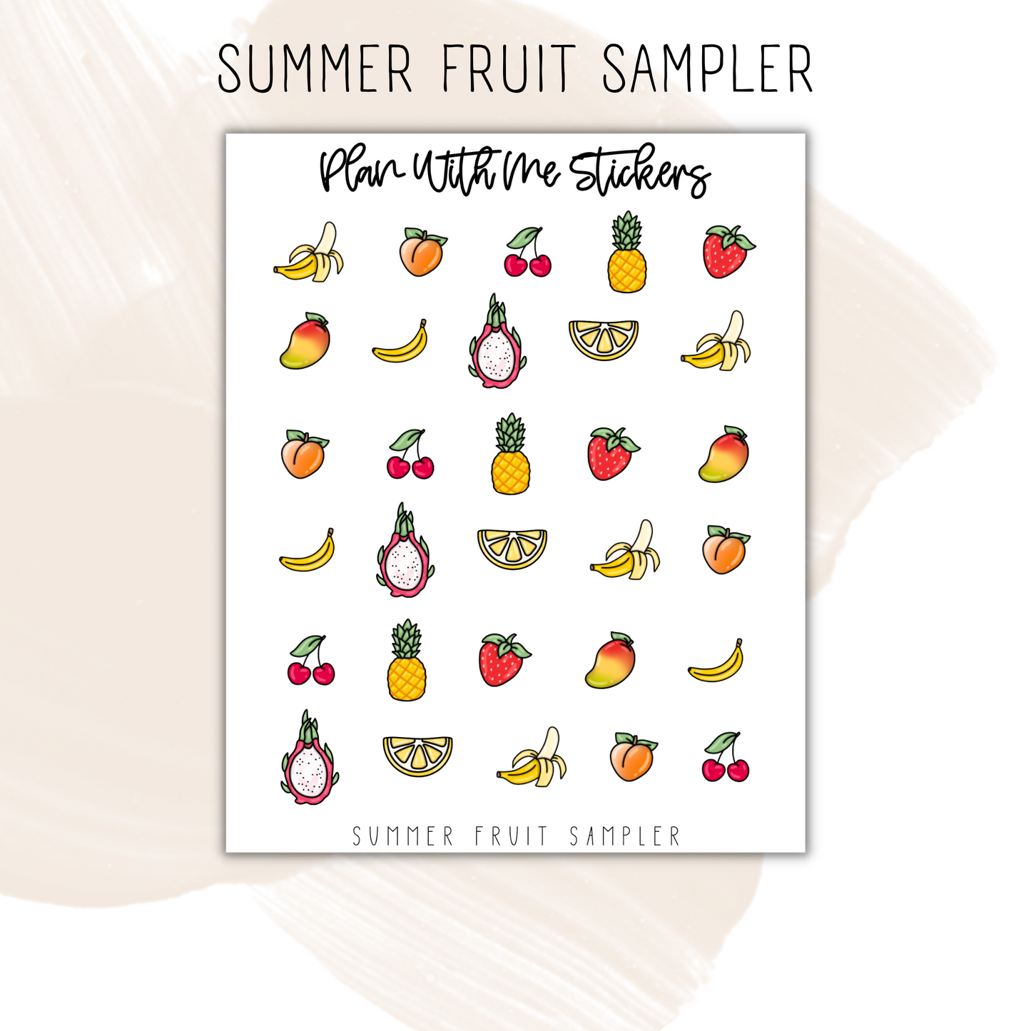 Summer Fruit Sampler | Doodles