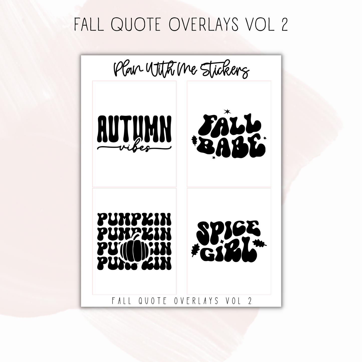Fall Quote Overlays Vol 2