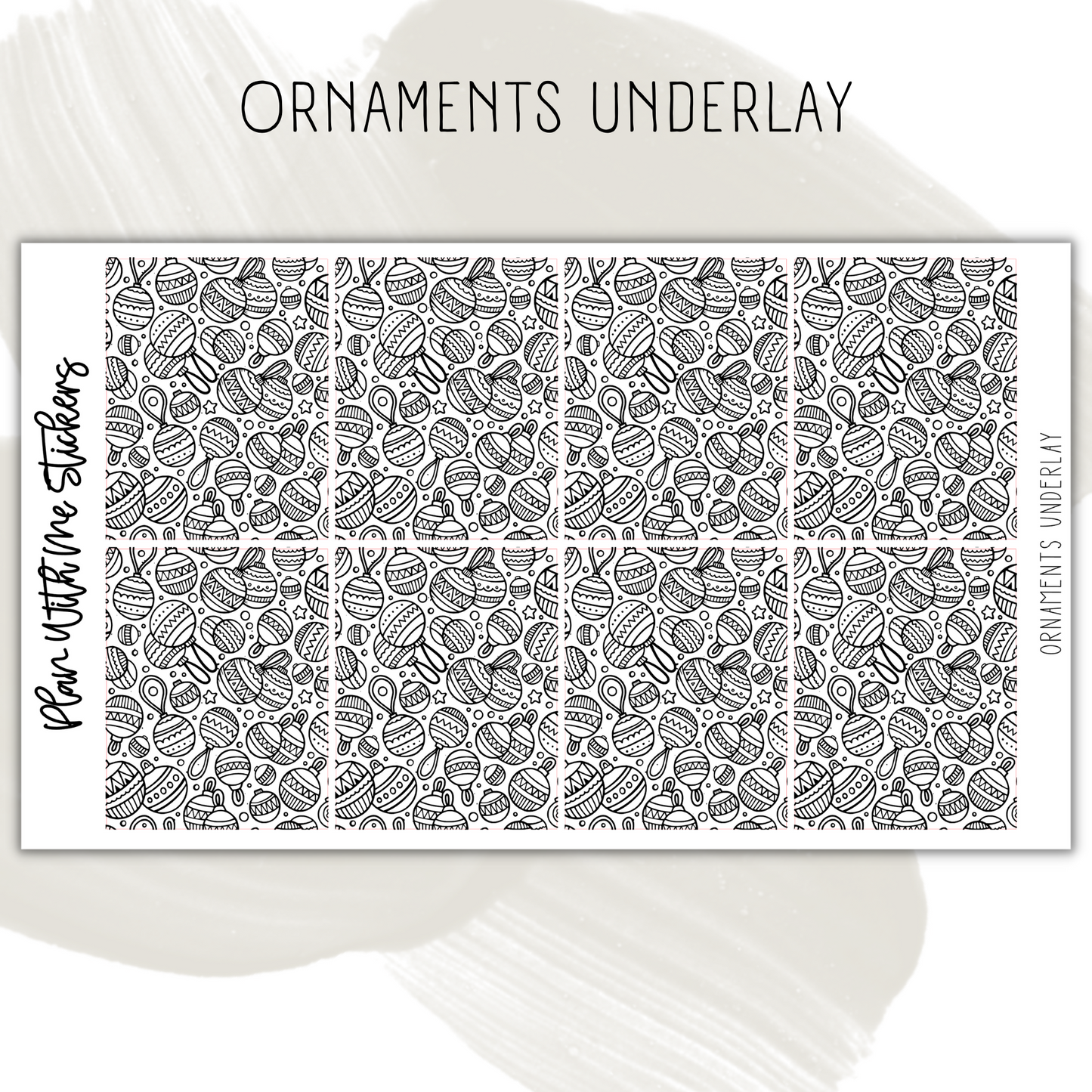 Ornaments Underlay