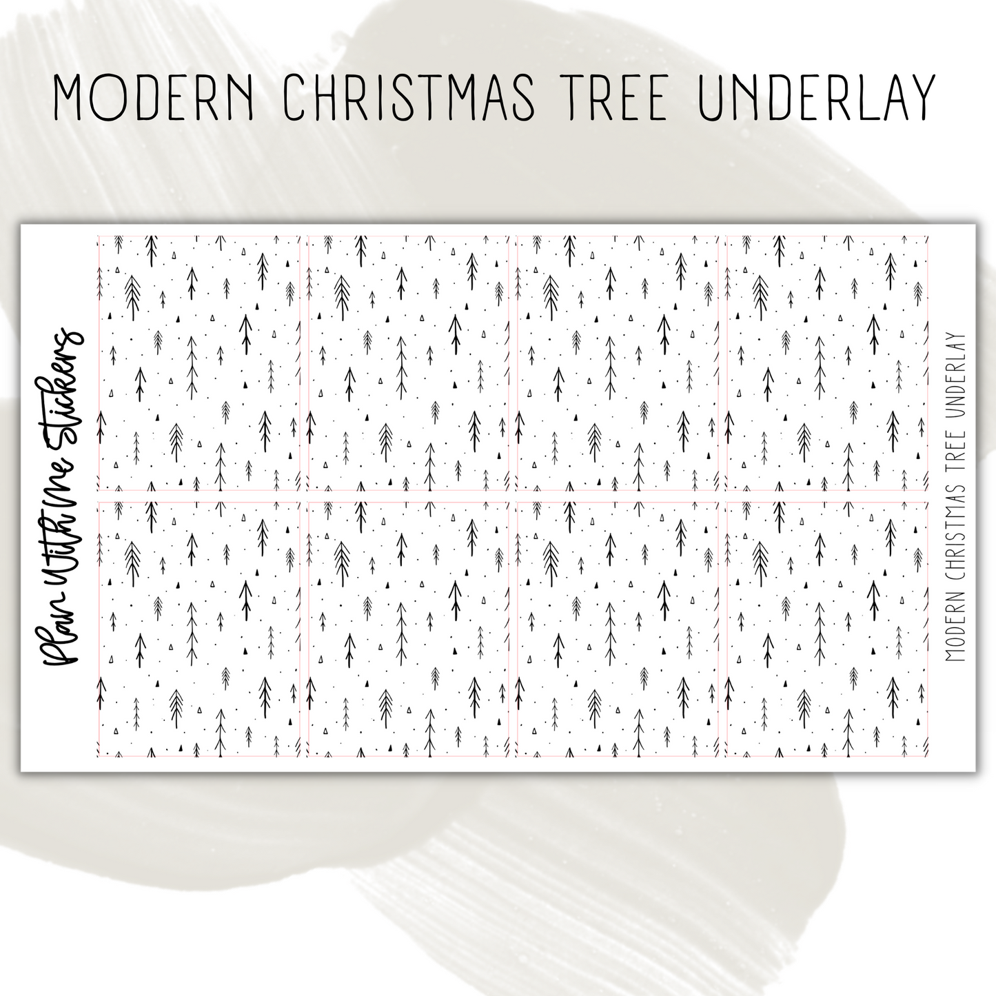 Modern Christmas Tree Underlay