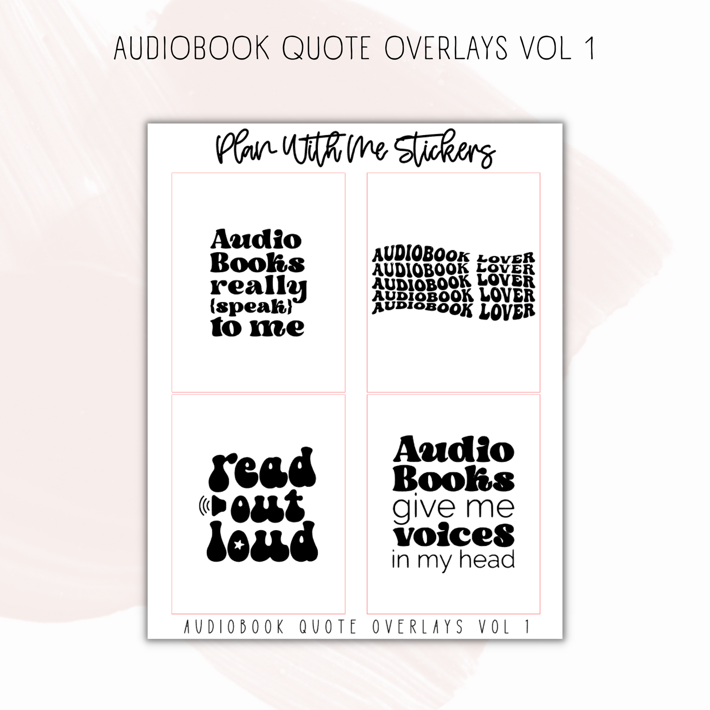 Audiobook Quote Overlays Vol 1