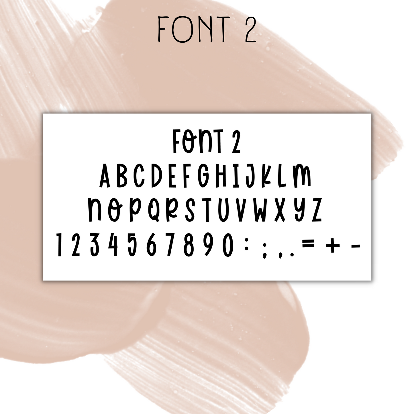Monthly Script Font 2