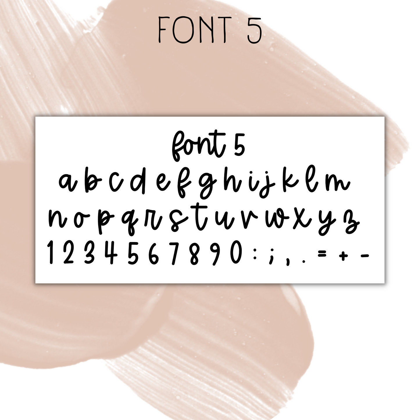 Monthly Script Font 5