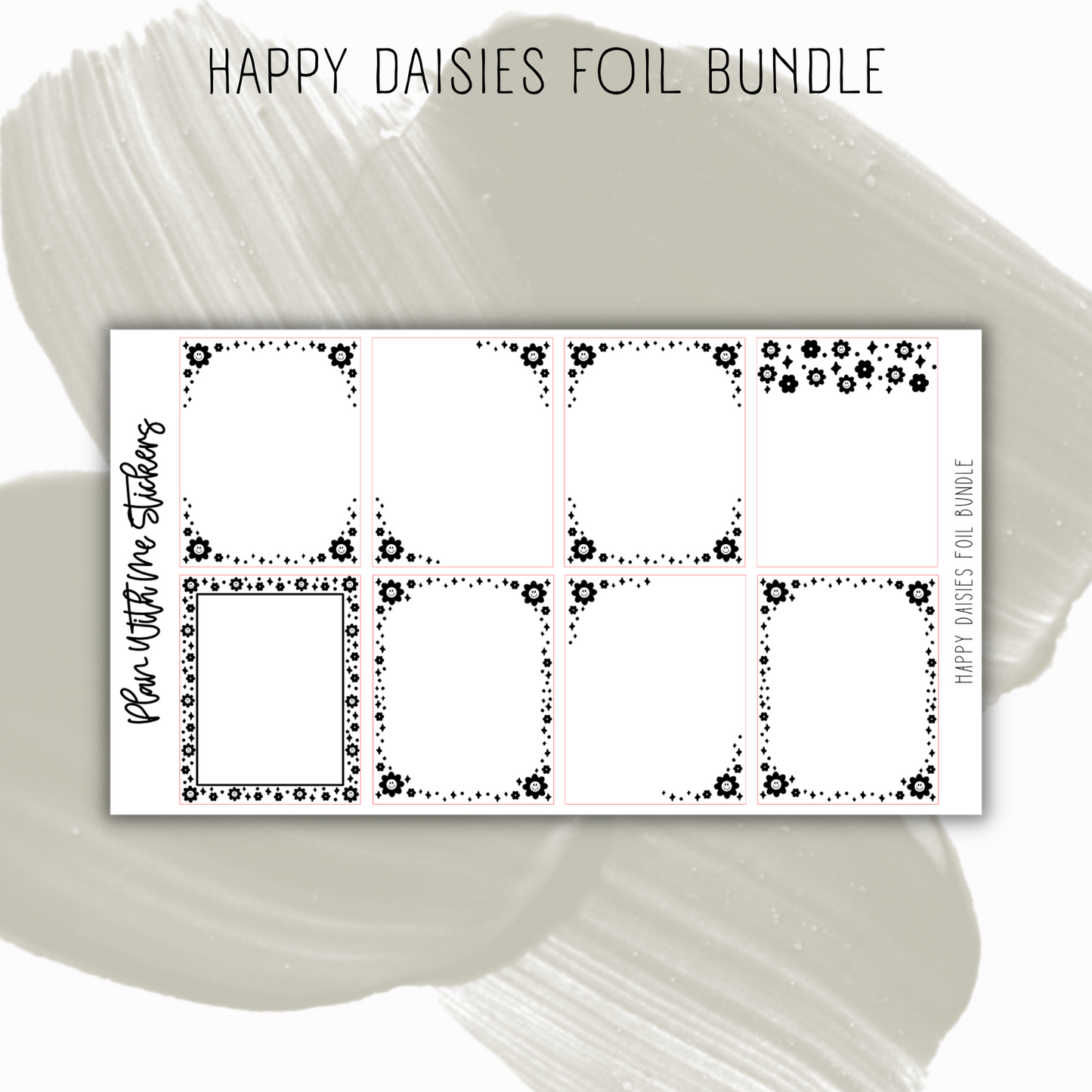 Happy Daisies Foil Bundle
