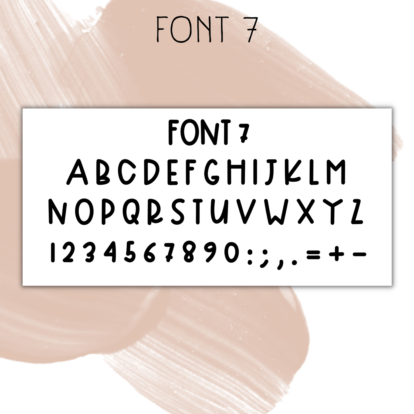 Monthly Script Font 7