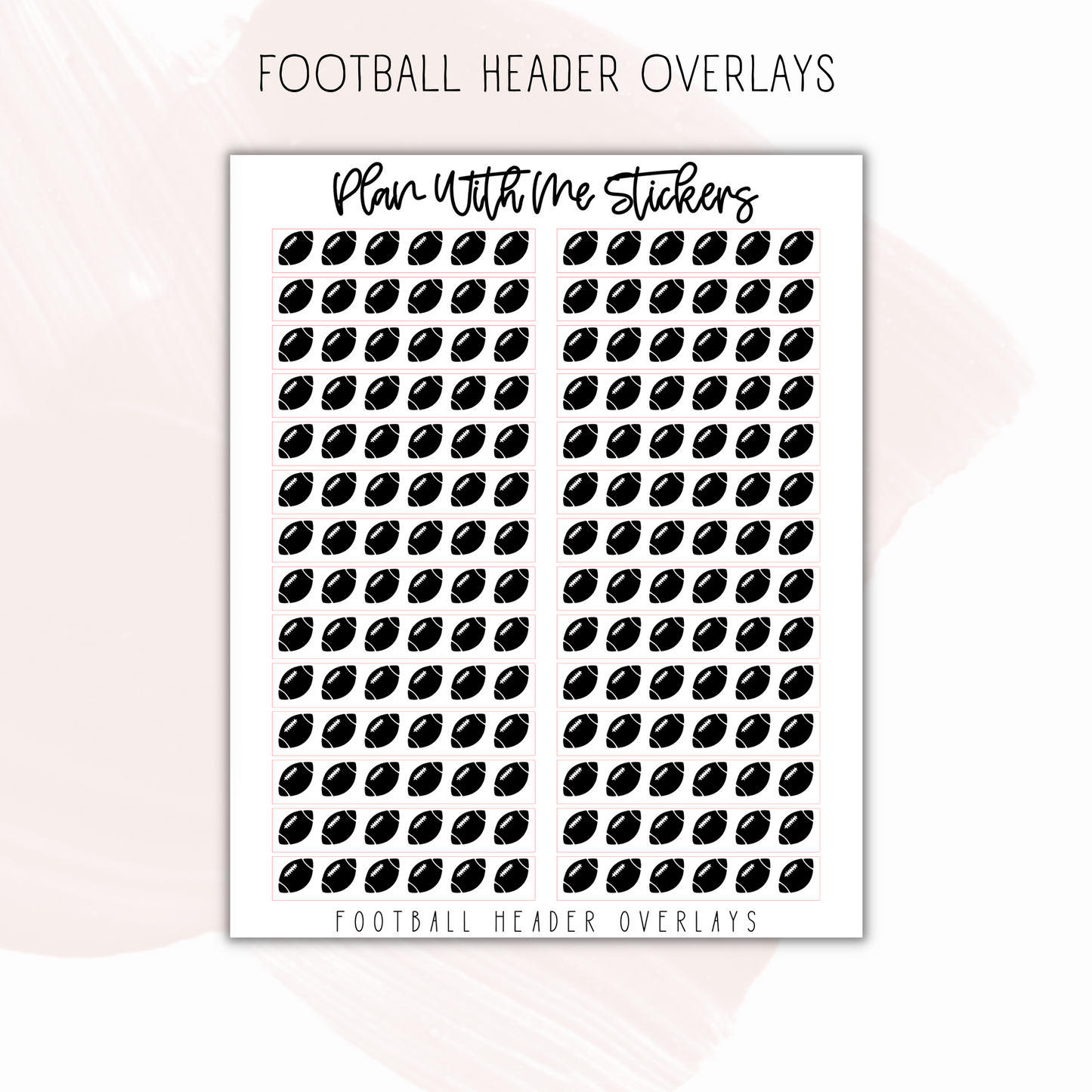 Football Header Overlays