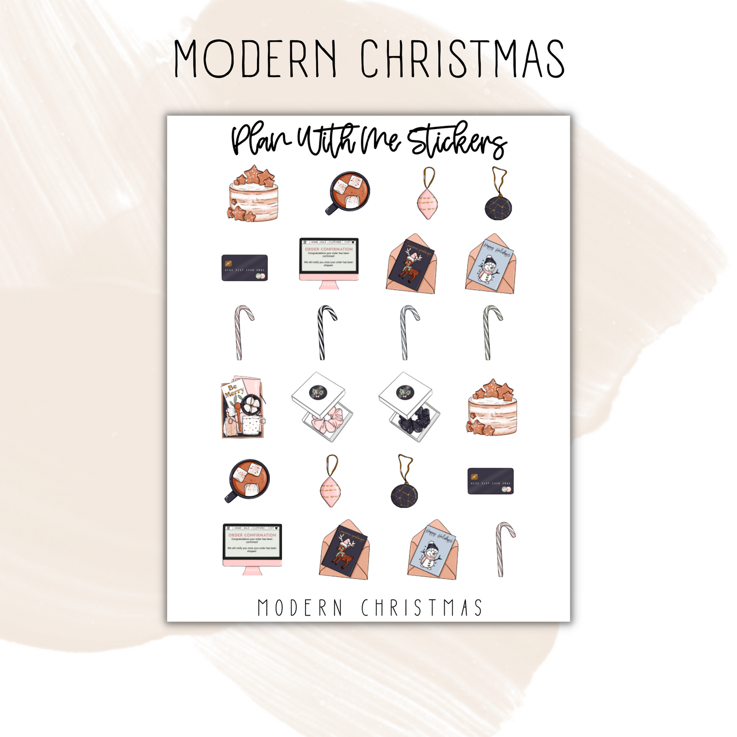 Modern Christmas | Doodles