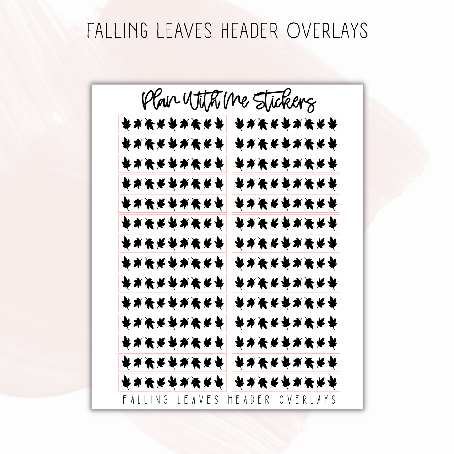 Falling Leaves Header Overlays