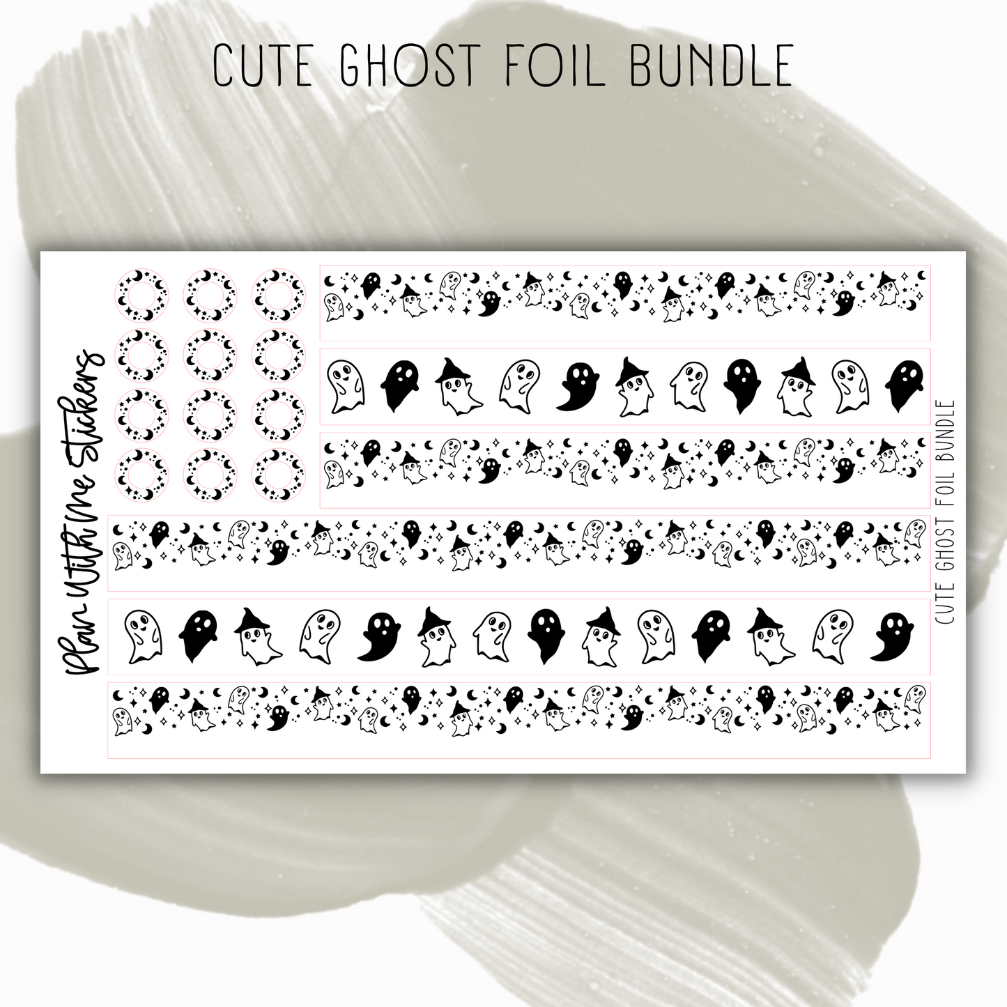 Cute Ghost Foil Bundle