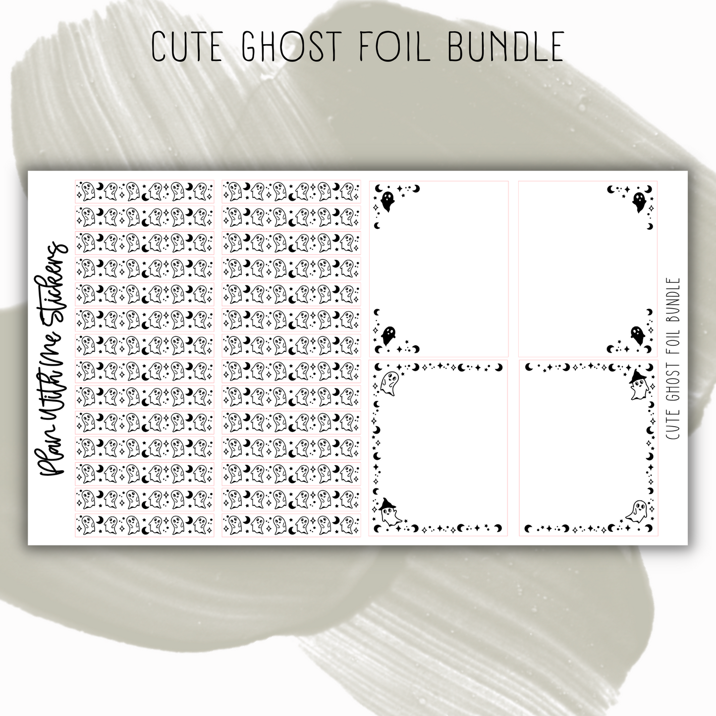 Cute Ghost Foil Bundle