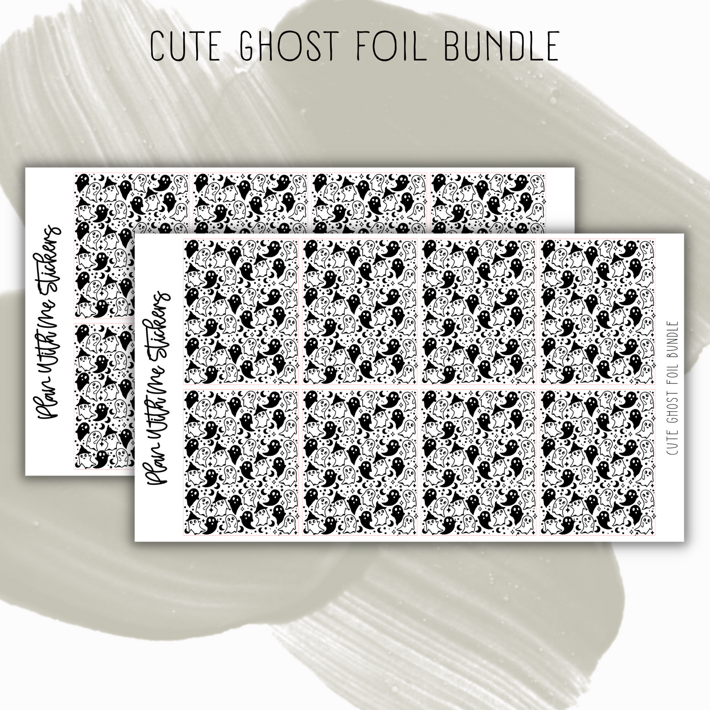 Cute Ghost Foil Bundle