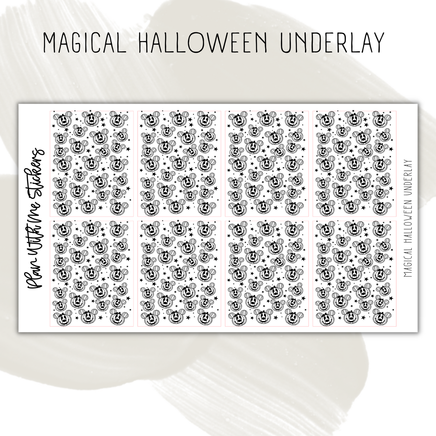 Magical Halloween Underlay