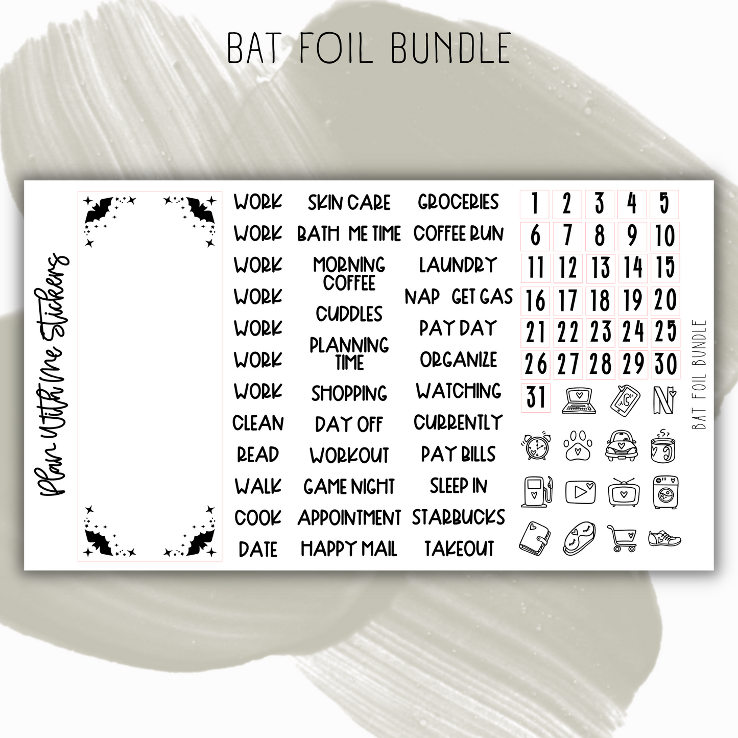 Bat Foil Bundle