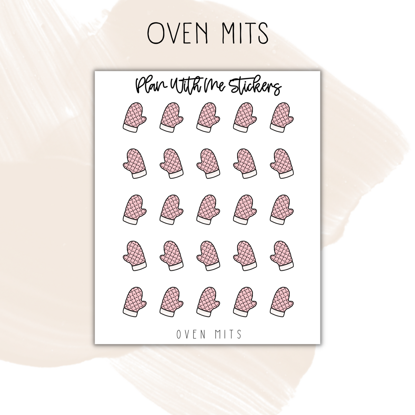 Oven Mits | Doodles
