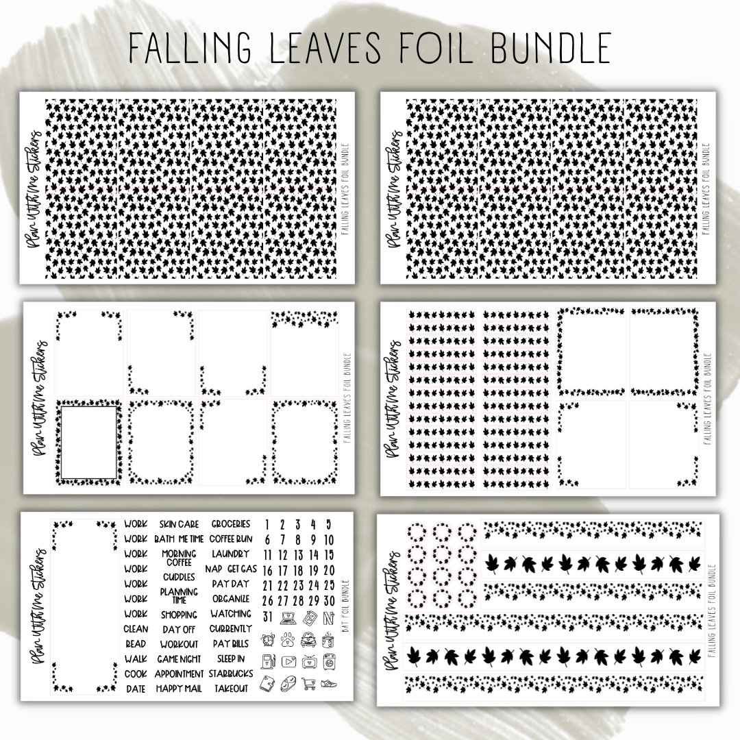 Falling Leaves Foil Bundle