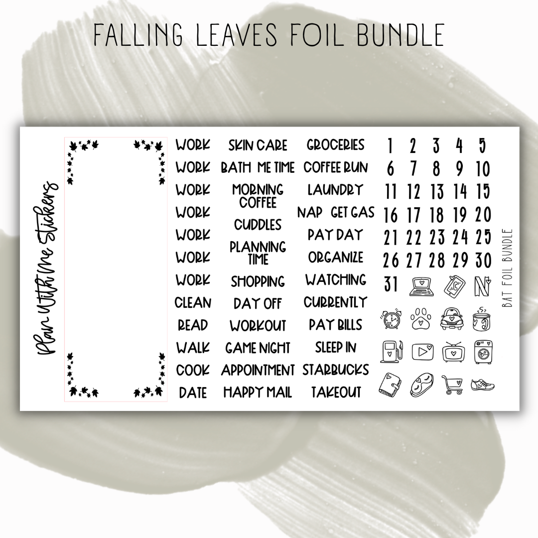 Falling Leaves Foil Bundle
