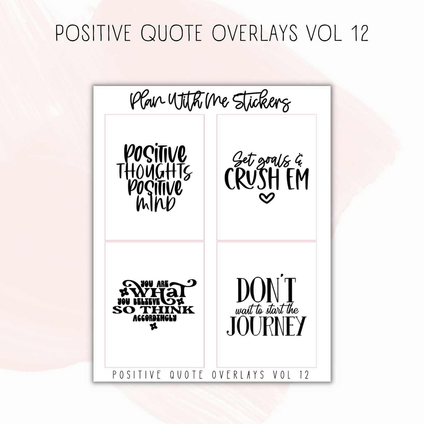 Positive Quote Overlays Vol 10