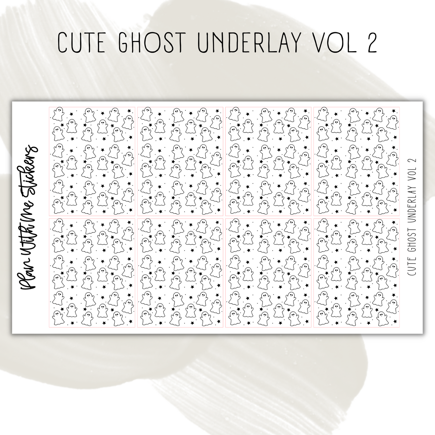 Cute Ghost Underlay Vol 2