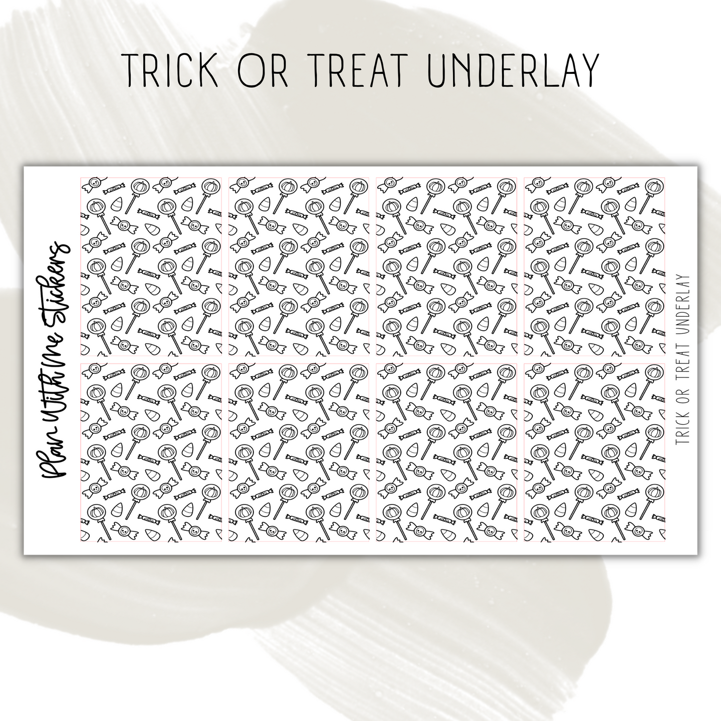 Trick or Treat Underlay