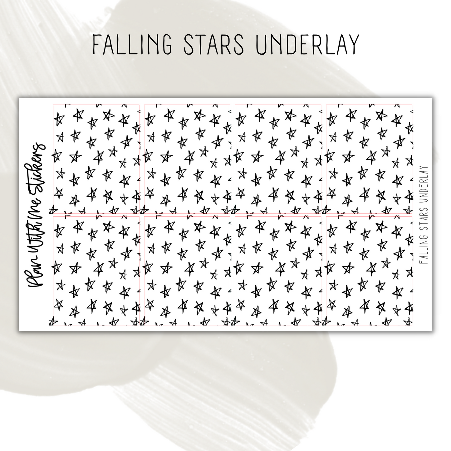 Falling Stars Underlay