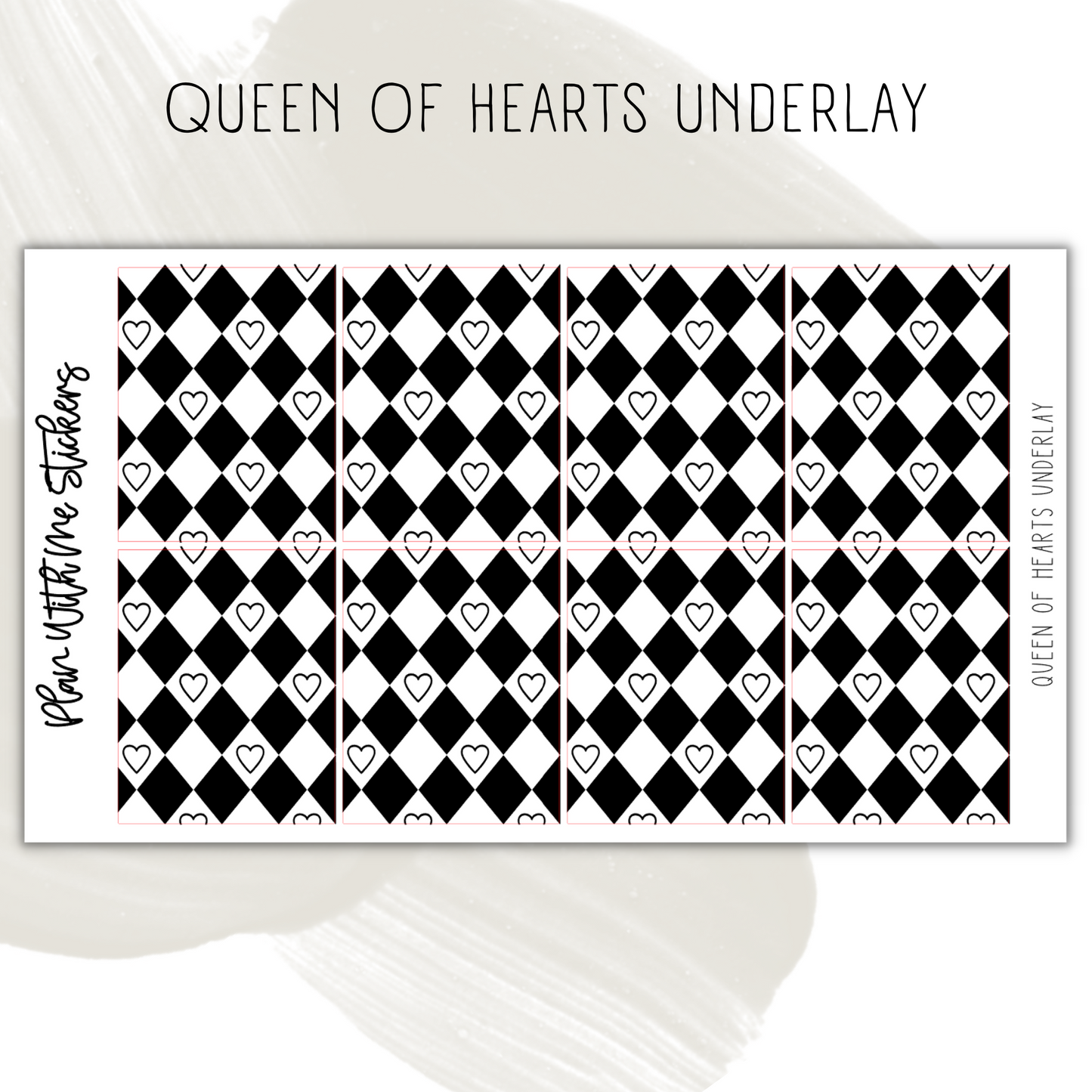 Queen of Hearts Underlay