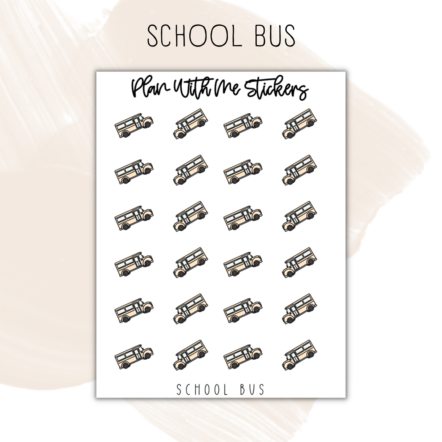 School Bus | Doodles