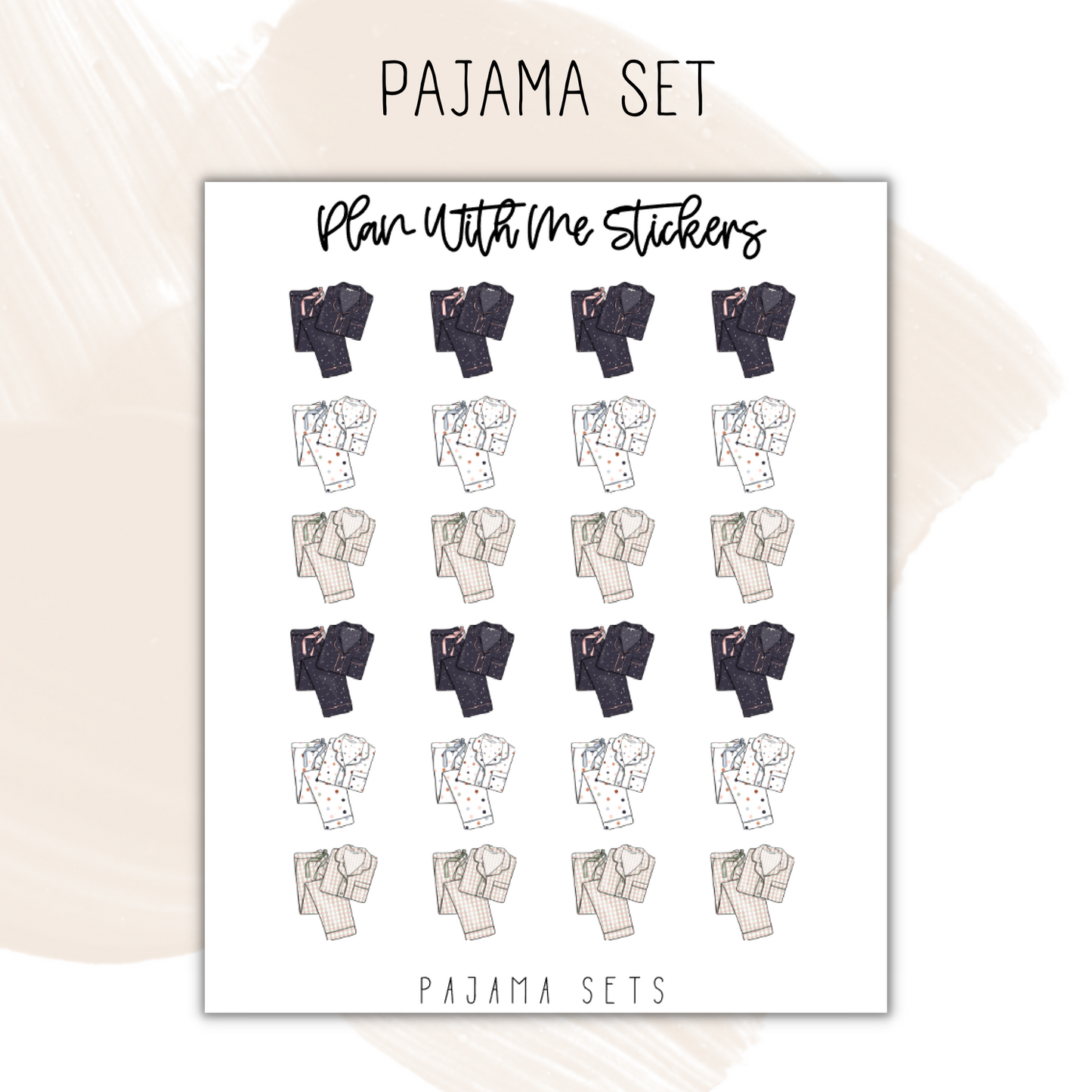 Modern PJ Sets | Doodles