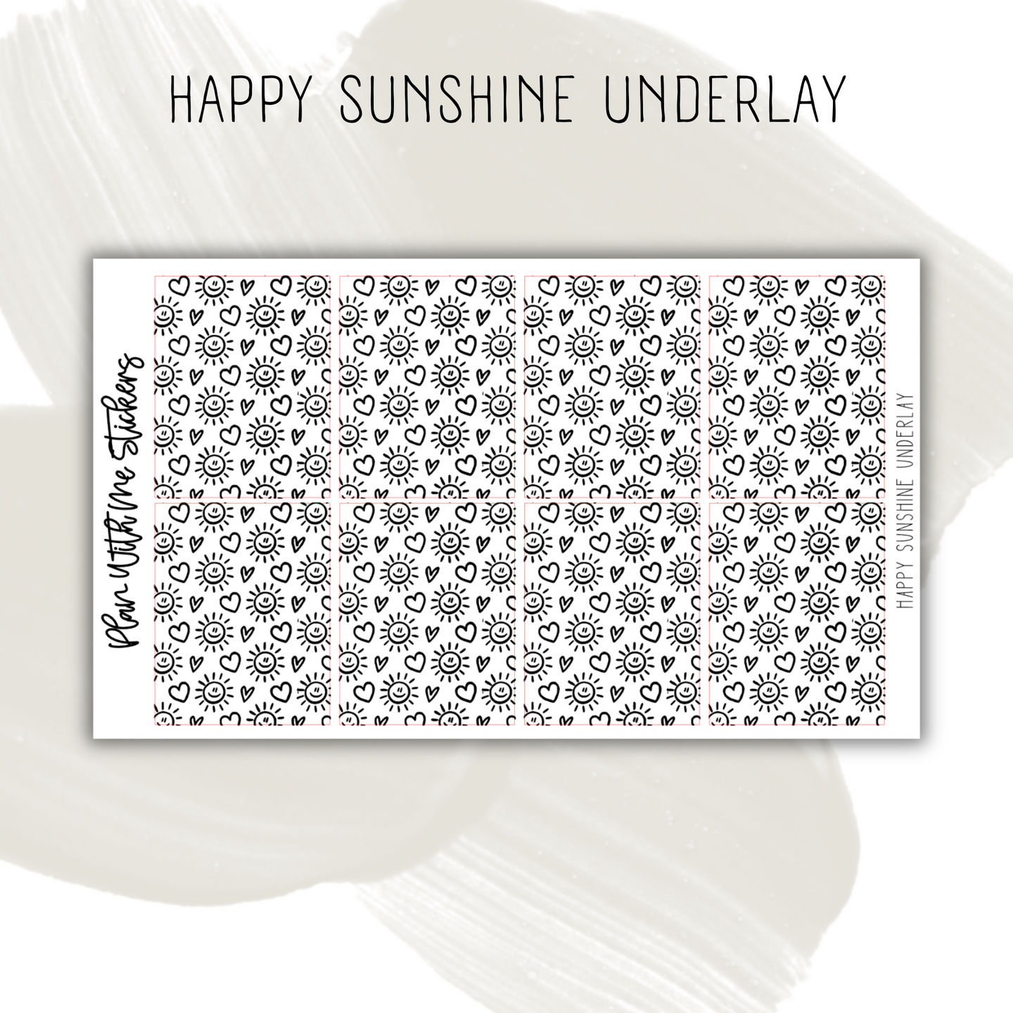 Happy Sunshine Underlay