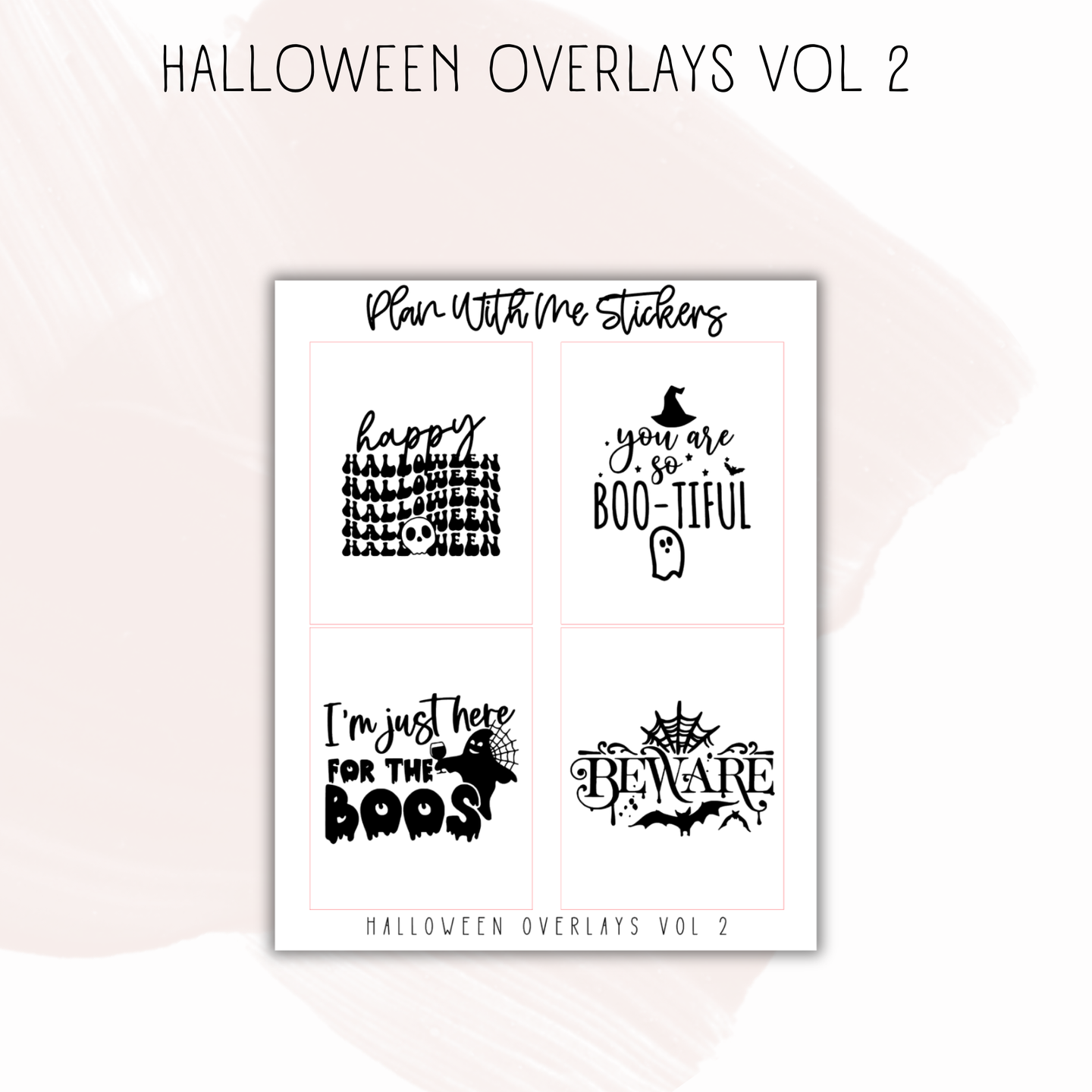 Halloween Overlays Vol 2