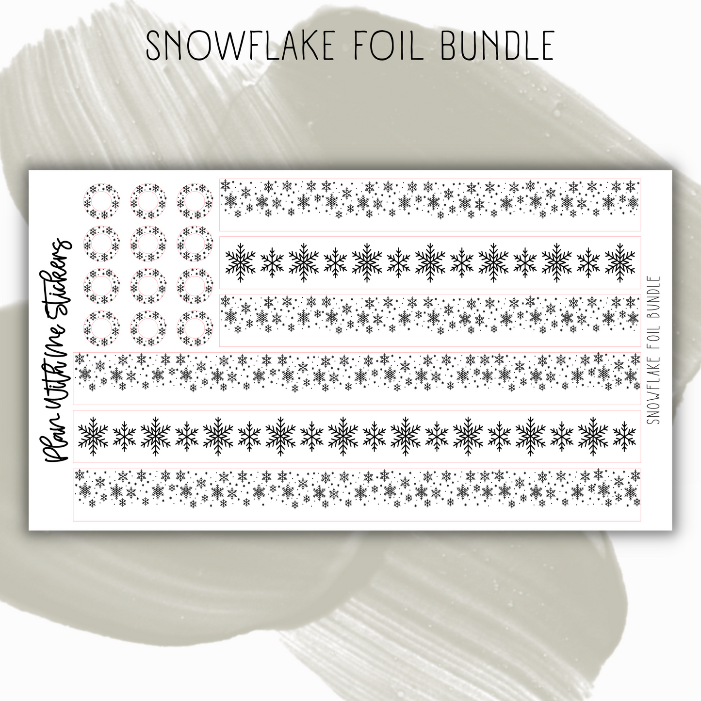 Snowflake Foil Bundle