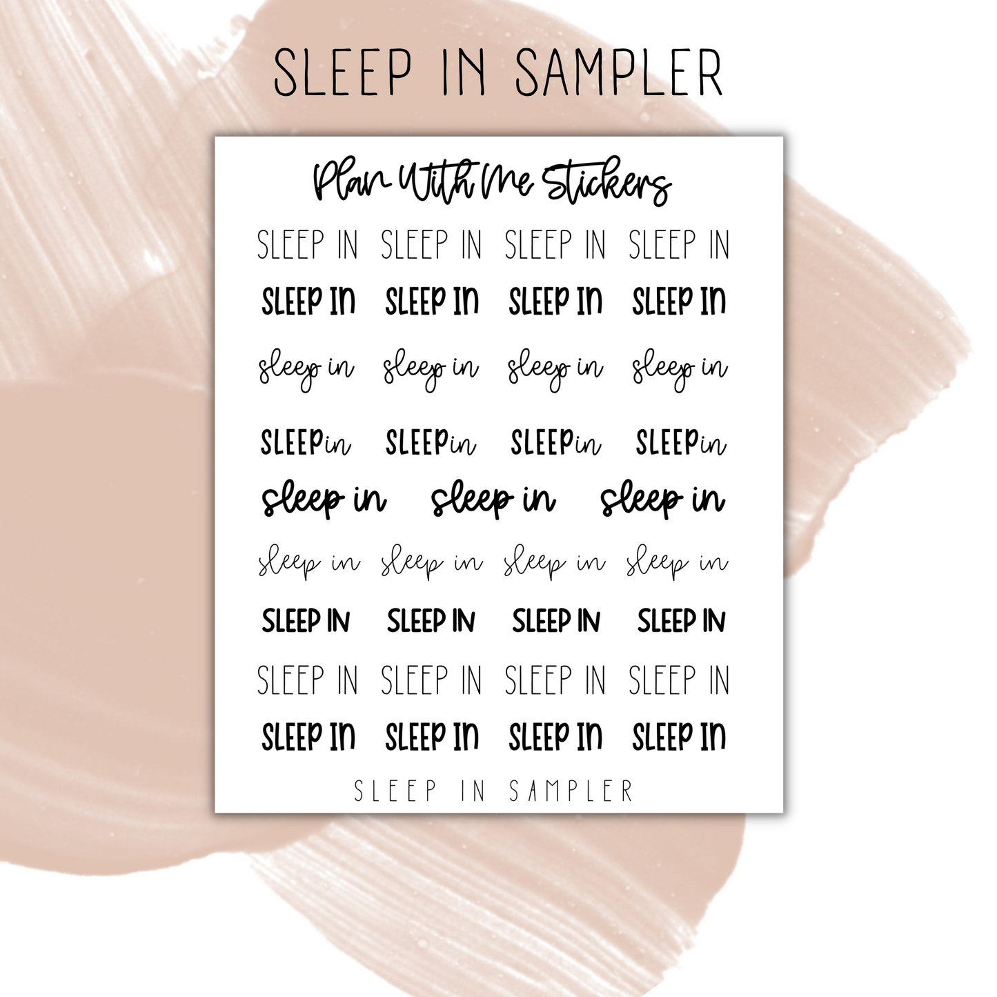 Sleep in Sampler | Scripts