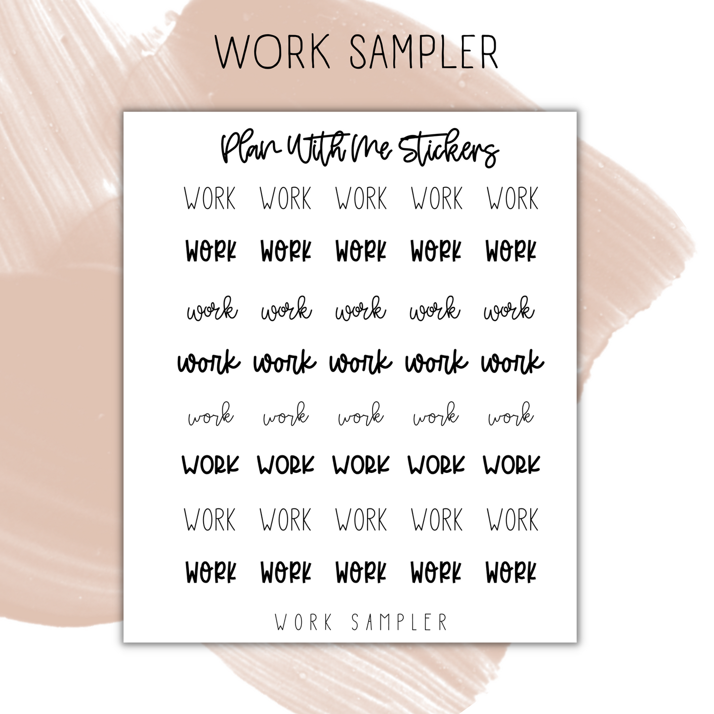 Work Sampler | Scripts