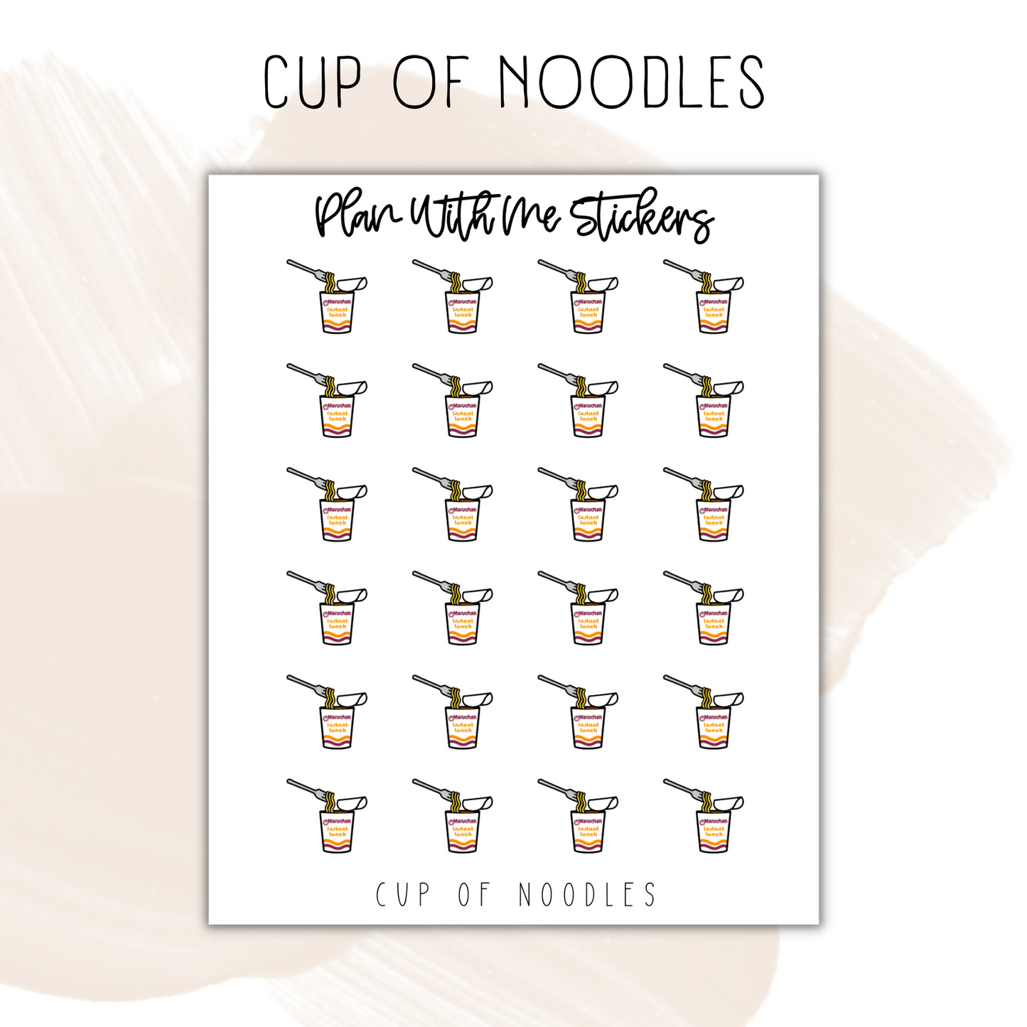 Cup of Noodles | Doodles