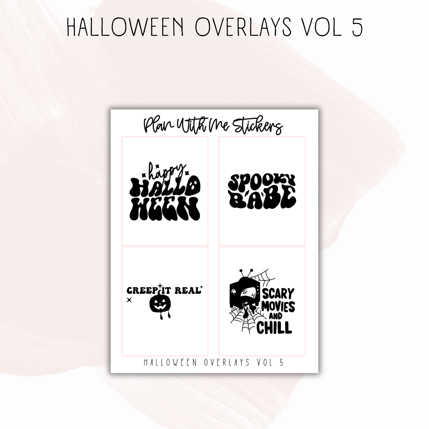 Halloween Overlays Vol 5