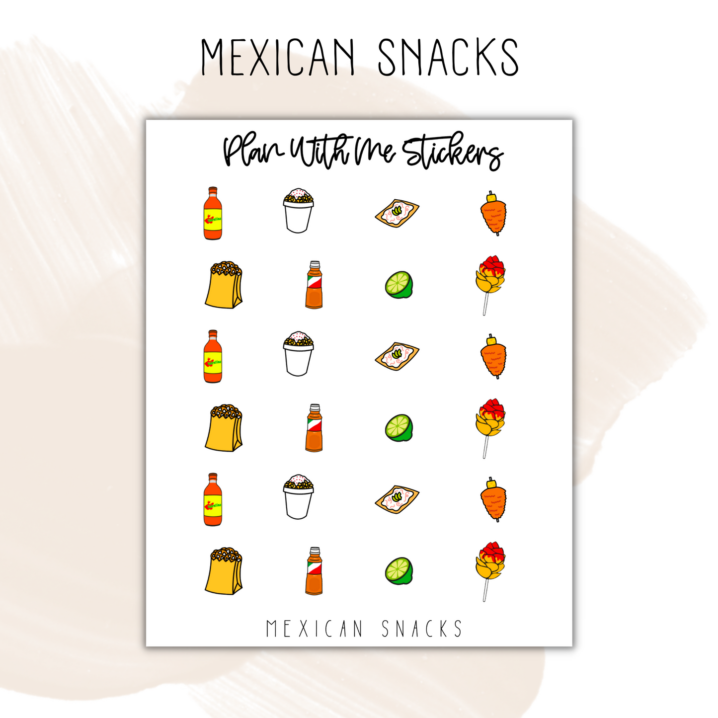 Mexican Snacks | Doodles